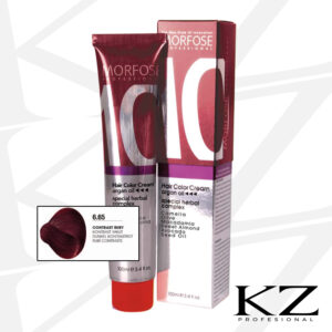 10 Hair Color Cream 100ml Contrast Ruby 6.65 - Tinte de Cabello Profesional - MORFOSE