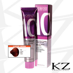 10 Hair Color Cream 100ml Copper 7.4 - Tinte de Cabello Profesional - MORFOSE