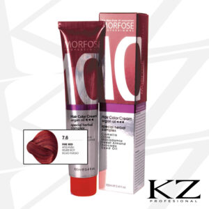 10 Hair Color Cream 100ml Fire Red 7.6 - Tinte de Cabello Profesional - MORFOSE