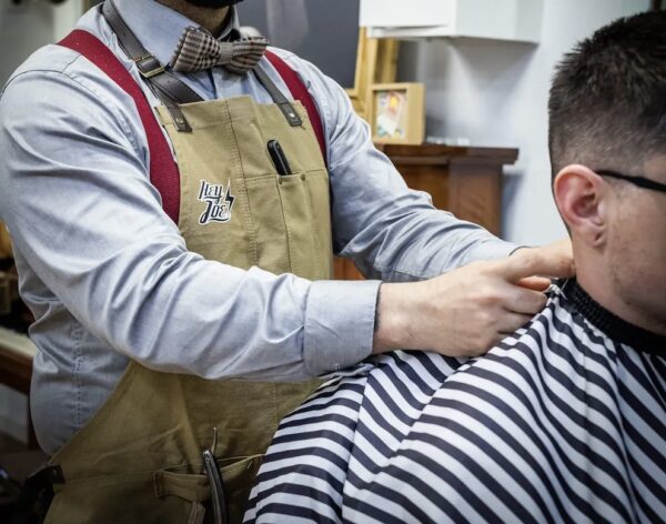 Delantal Barbero Apron Beige - HEY JOE - Imagen 6
