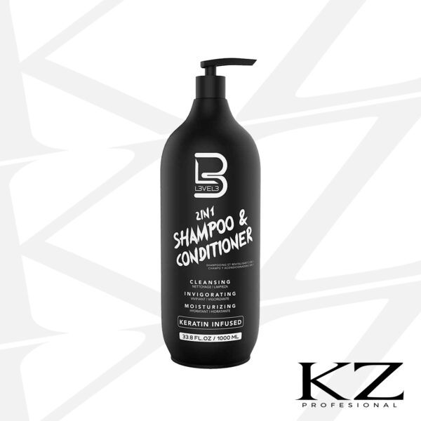 2 IN 1 SHAMPOO & CONDITIONER 1000ML - L3VEL3