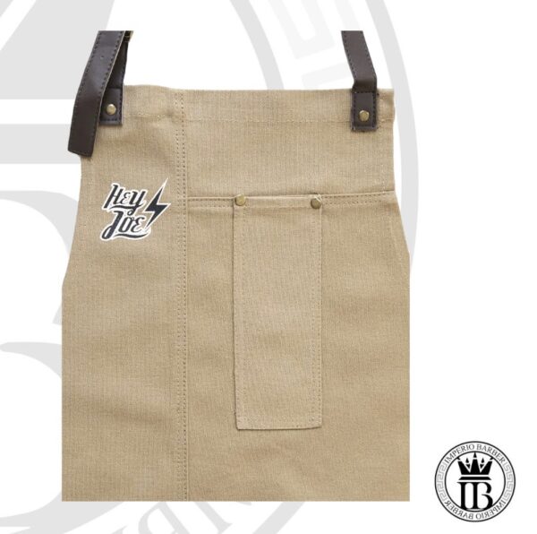 Delantal Barbero Apron Beige - HEY JOE - Imagen 2