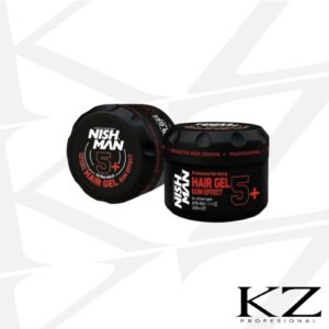 Hair Gel/Gel Fijador Ultra Fuerte Efecto Gum 5+ 300ml - NISHMAN