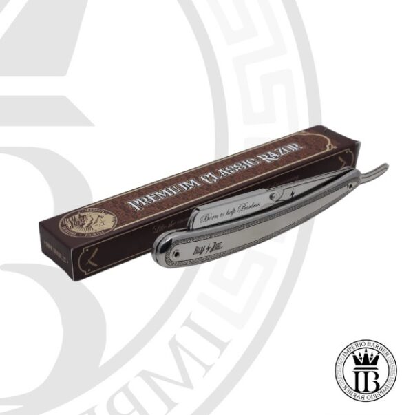 Navaja de afeitar Premium Classic Razor Silver Edition - HEY JOE - Imagen 3
