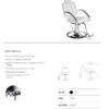 Sillón barbero Silvia W - SIN MARCA - Imagen 3