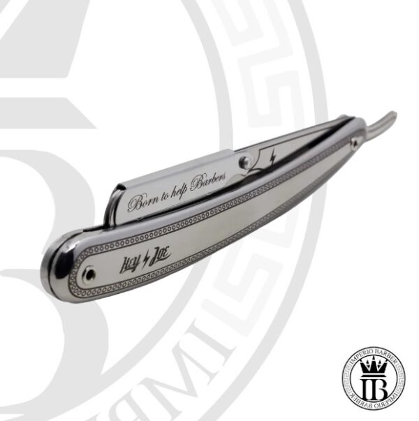Navaja de afeitar Premium Classic Razor Silver Edition - HEY JOE - Imagen 2