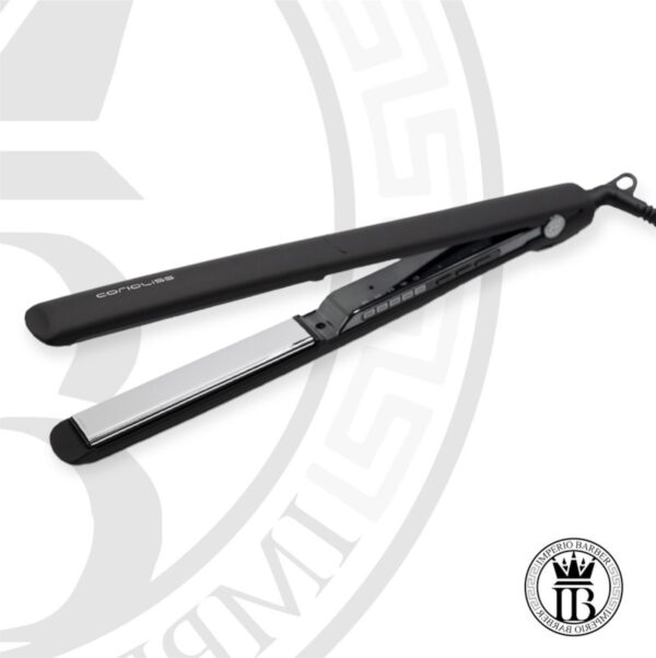 Plancha C3 Black Soft Touch Chrome - CORIOLISS - Imagen 4