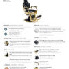 Sillón barbero Kirk GS - SIN MARCA - Imagen 5