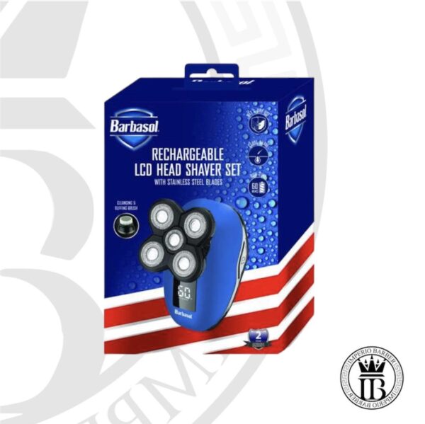 Head Shaver Set/ Afeitadora de cabeza - BARBASOL - Imagen 4