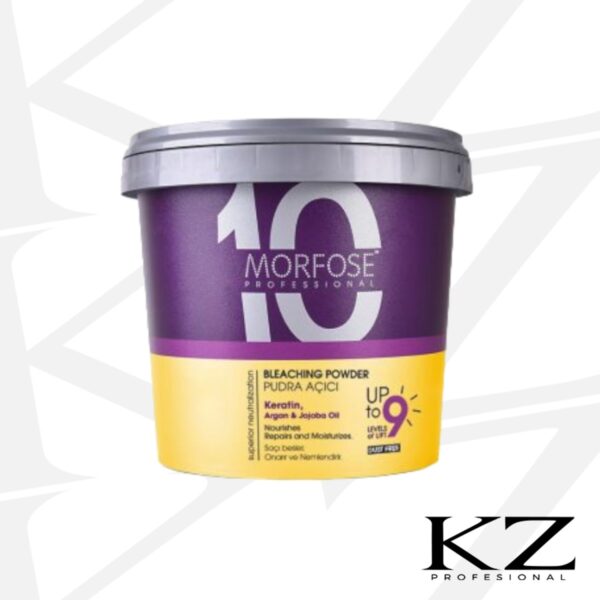 Decoloración Morfose 10 Bleaching Powder 9 (Polvo decolorante) 600gr - MORFOSE PROFESSIONAL