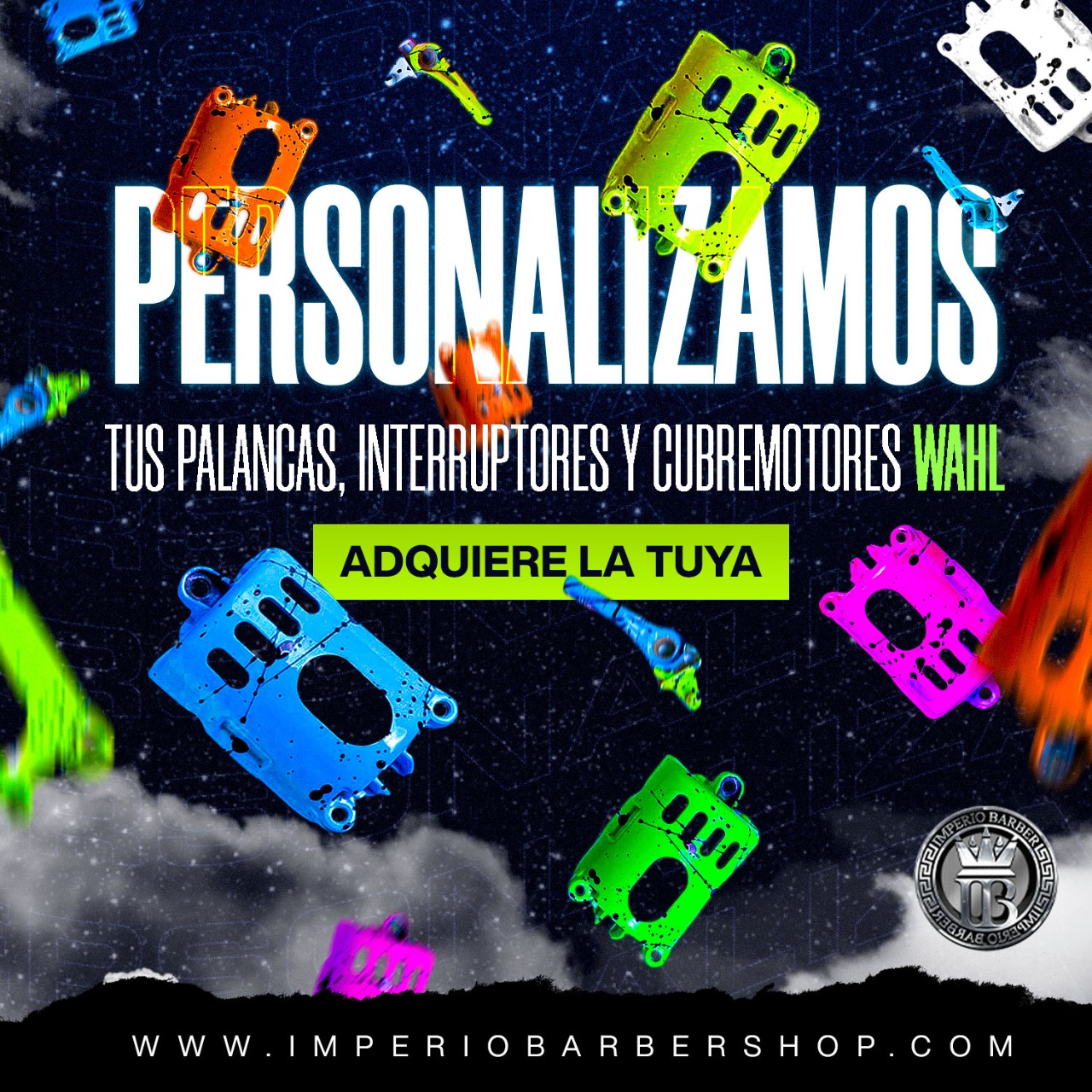 Cubremotor y palancas personalizado - (WAHL)