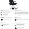 Sillón barbero Joey1 - SIN MARCA - Imagen 6
