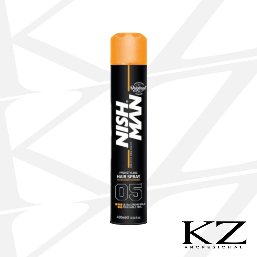 Hair Spray Ultra Strong Hold 05 Laca Pelo Ultra Fuerte 400ml - NISHMAN